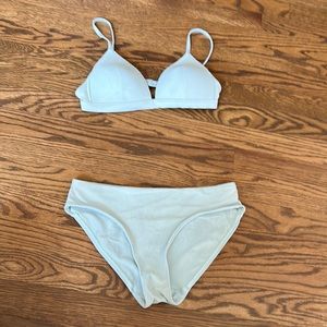 Lululemon size small Seafoam light blue green bikini